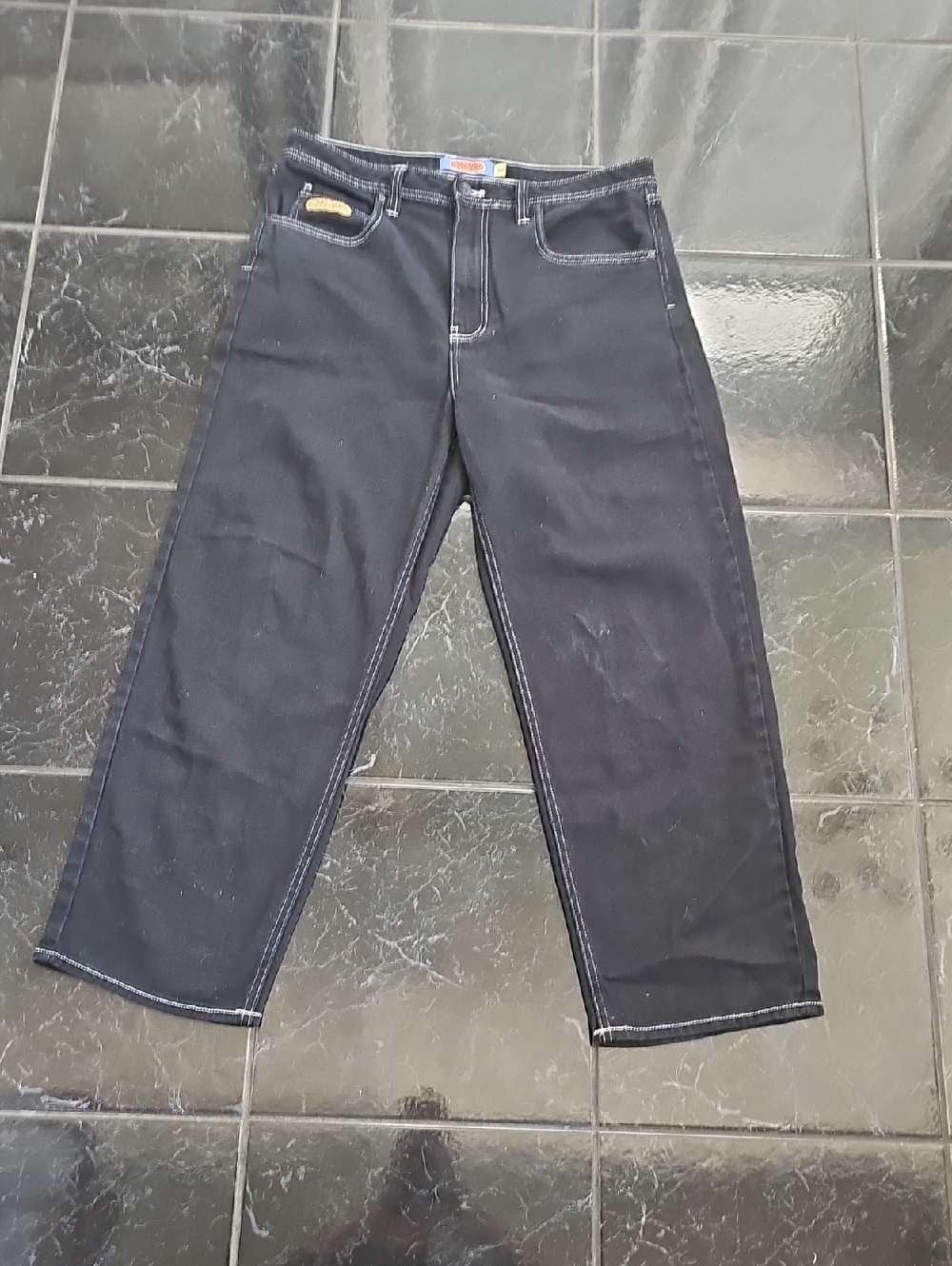 Barely Used  Empyre Black Relaxed Fit Men's Jeans